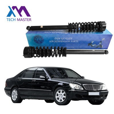 Mercedes - Benz W220 Suspensión aerodinámica de choque trasero izquierda y derecha Kit de conversión de choque aerodinámico de resorte a bobina 1999-2006