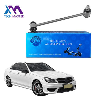 Enlace de barra de balanceo plateado y negro para Mercedes Benz W204 2043200489