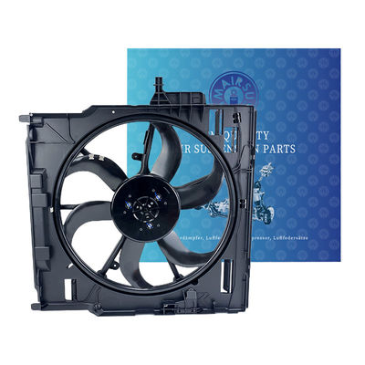 Técnico Maestro 12V Construido en fusible Radiador eléctrico ventilador de enfriamiento de automóviles para BMW X5 E70