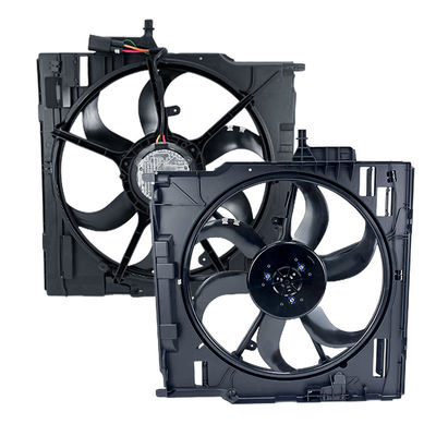 Técnico Maestro 12V Construido en fusible Radiador eléctrico ventilador de enfriamiento de automóviles para BMW X5 E70