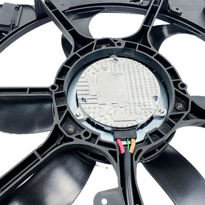 Técnico Maestro 12V Construido en fusible Radiador eléctrico ventilador de enfriamiento de automóviles para BMW X5 E70