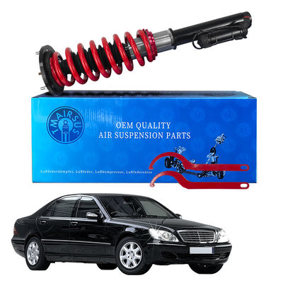 Mercedes W220 delantera Kit de cobertura de resorte de aire a bobina de resorte con anuncios y descarga de resorte de bobina ajustable