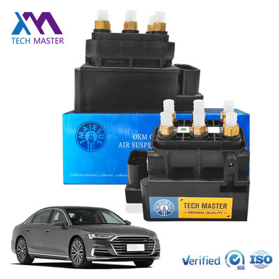 Bloque de válvulas solenoides de suspensión neumática 4H0616013 para Audi A8 D4 A6 C7 4G Bentley Mulsanne, unidad de válvula de control Airmatic, repuestos de automóviles