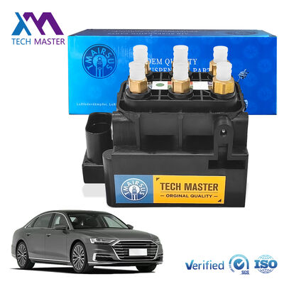Bloque de válvulas solenoides de suspensión neumática 4H0616013 para Audi A8 D4 A6 C7 4G Bentley Mulsanne, unidad de válvula de control Airmatic, repuestos de automóviles