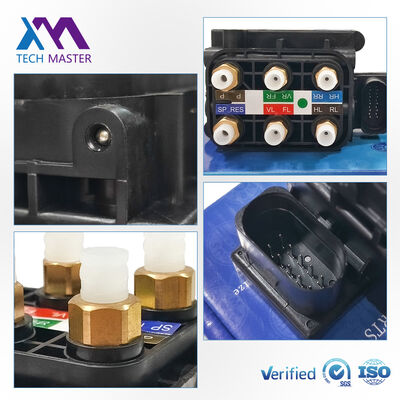 Bloque de válvulas solenoides de suspensión neumática 4H0616013 para Audi A8 D4 A6 C7 4G Bentley Mulsanne, unidad de válvula de control Airmatic, repuestos de automóviles