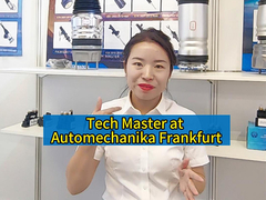 Maestro técnico en Automechanika Frankfurt, proveedor de suspensiones aéreas