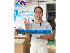 Nuestro equipo está trabajando duro empacando nuestras piezas de suspensión de aire premium.